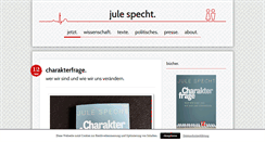 Desktop Screenshot of jule-schreibt.de