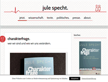Tablet Screenshot of jule-schreibt.de